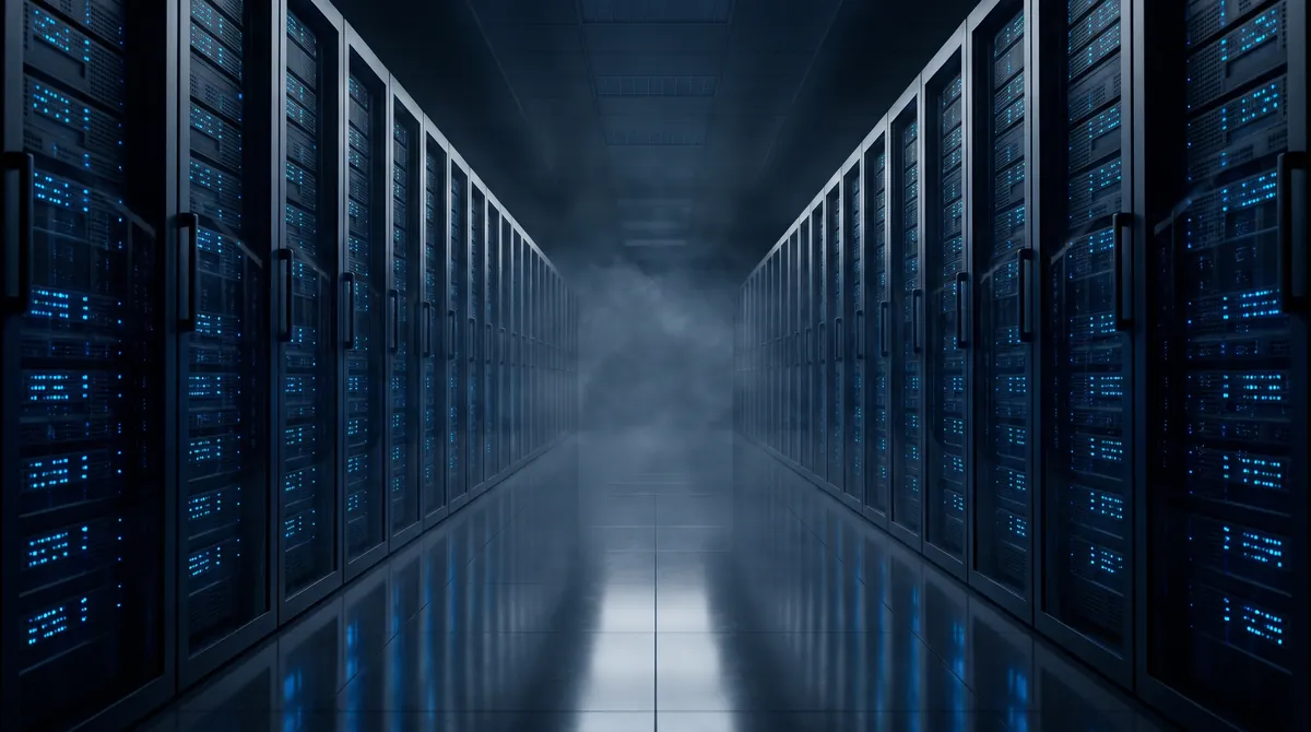 GPU servers in a data hall